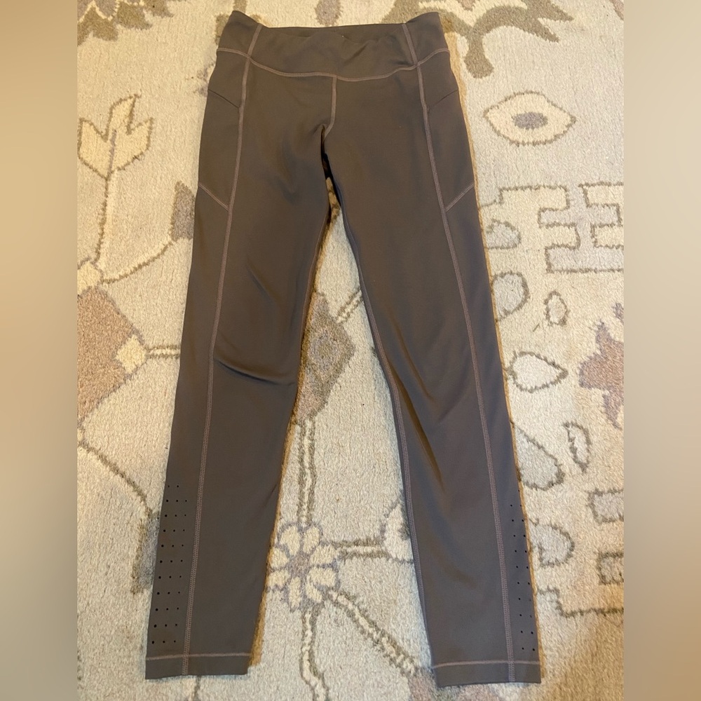 Athleta Girl cocoa brown leggings, size girls L